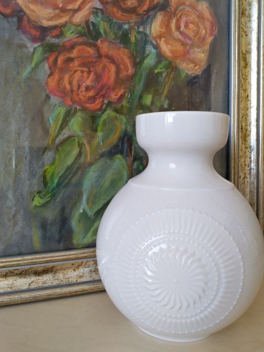 Kaiser Bavaria wazon porcelanowy Op-art