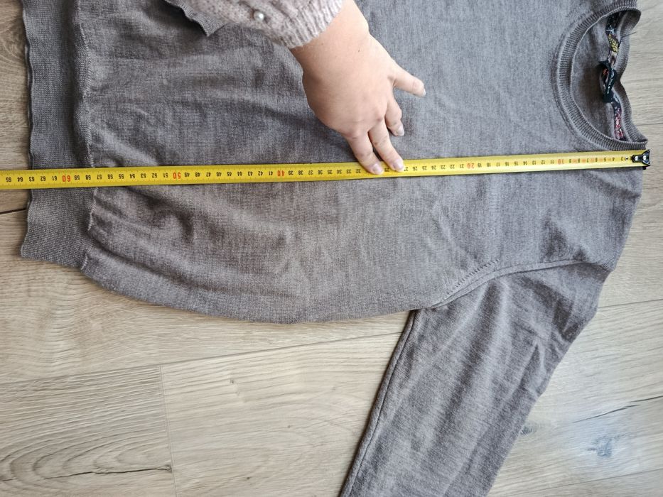 Sweter wełna merino wool taupe Sand Copenhagen r.M