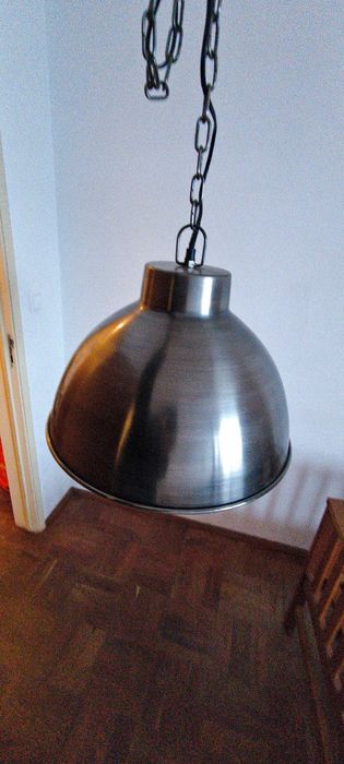 Candeeiro pendente metálico
