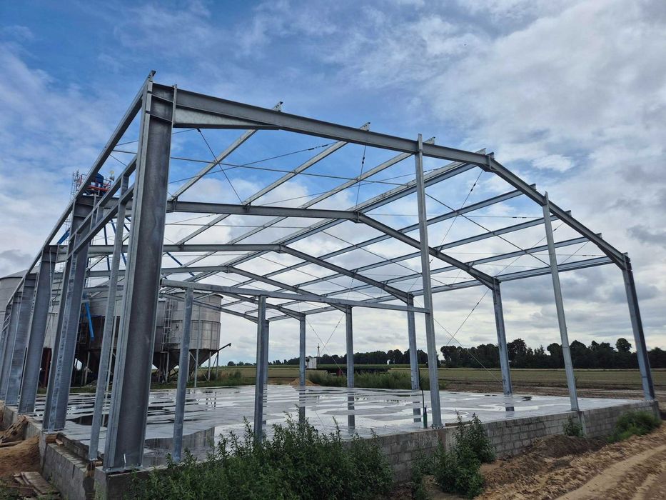 Konstrukcja stalowa Hala stalowa Hala Magazynowa Magazyn Ocynk