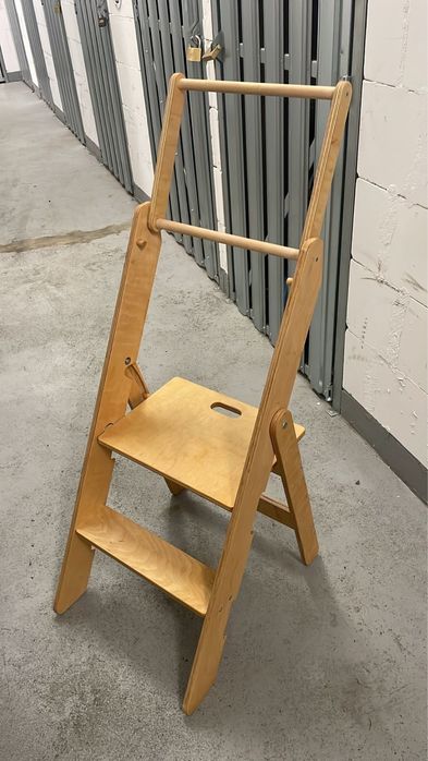 Baby wood kitchen helper skladany