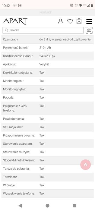 Smartwatch am: pm PS217-UK773-K1