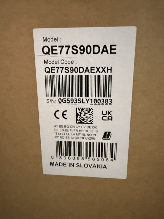 Телевізор Samsung OLED QE-83S90D, 77S90D, 65S90D, 55S90D