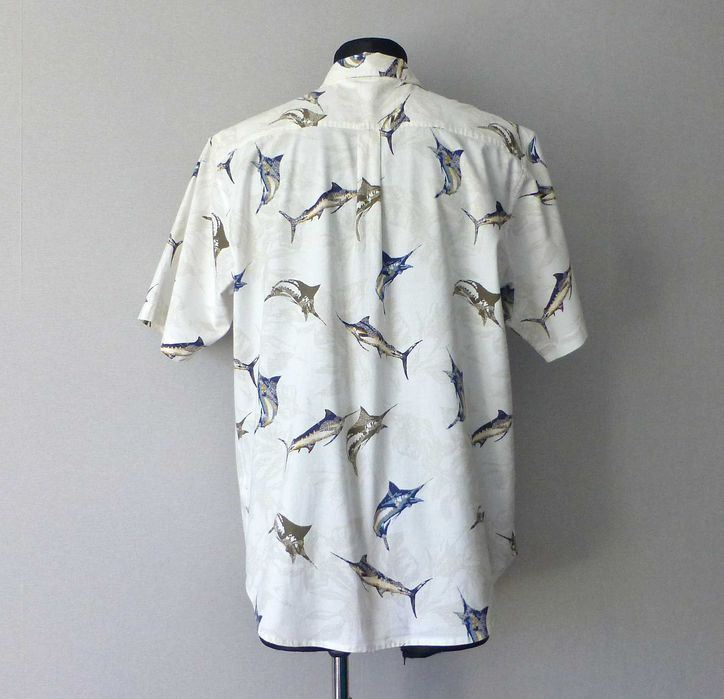 Knightsbridge letnia męska koszula Fish Print L XL