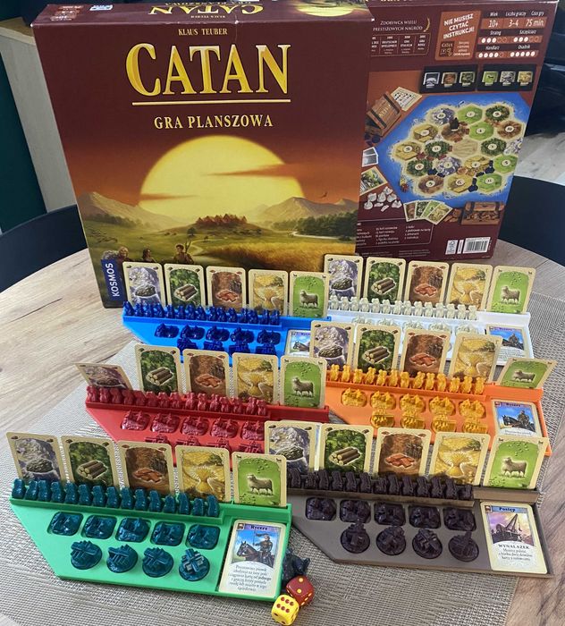 Podstawki do gry w CATAN 6 szt (PODSTAWA + ROZSZERZENIE)// 3D print