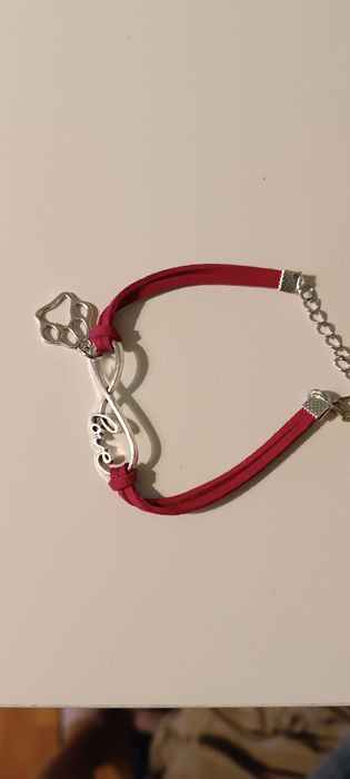 Pulseira pet em couro . Portes incluídos