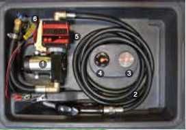 Tanque de armazenamento de combustivel capac. 200 Lts - 12V - 50 l/min