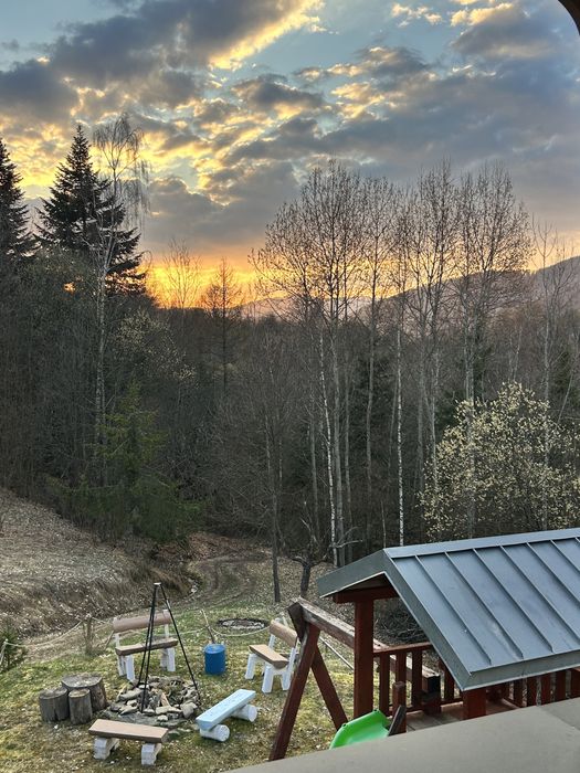 Domek z balią , Leśna Chata w Ochotnicy Dolne , Gorce !