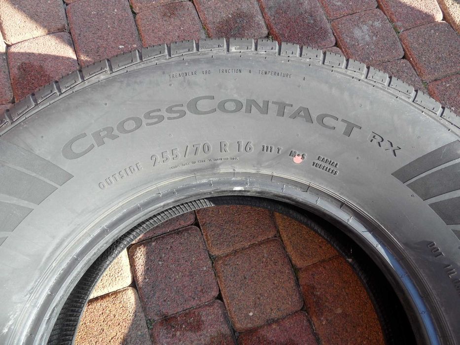 Nowe Opony Letnie 255/70 R16 CONTINENTAL CrossContact RX