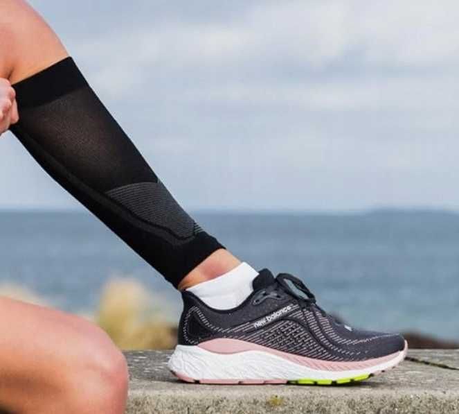 Rękawy kompresyjne na łydki Danish Endurance L czarne 21–26 mmHg