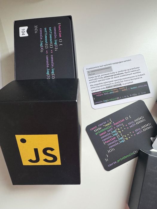 Fiszki Java Script +  React