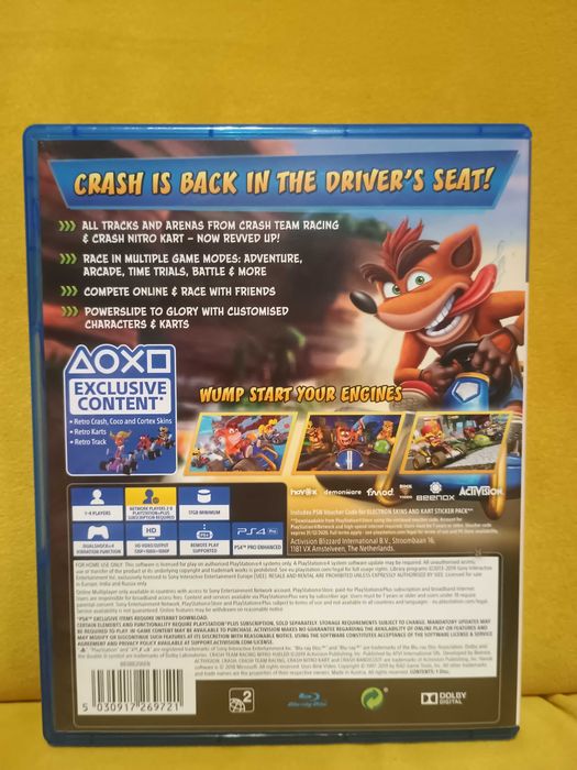 CTR Crash Team Racing Nitro Fueled PS4