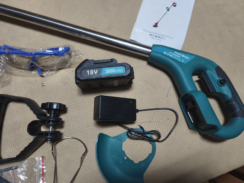 Kit aparador cortador de relva sem fios Mawiron Cropper