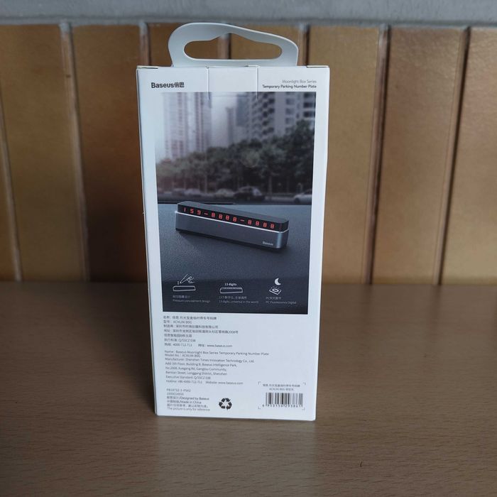 Placa Numero de Telefone Carro Estacionamento