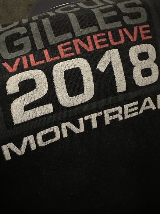 Tshirt Formula 1 canada 2018 montreal circuit Villeneuve
