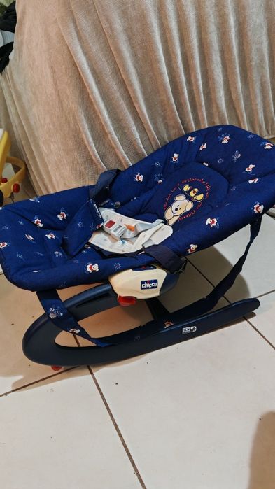 Conjunto espreguicadeira, ovo e alcofa bebe Chico