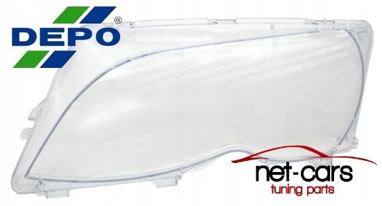 Szkła Klosze lamp przednich przód BMW E46 LIFT SEDAN XENON