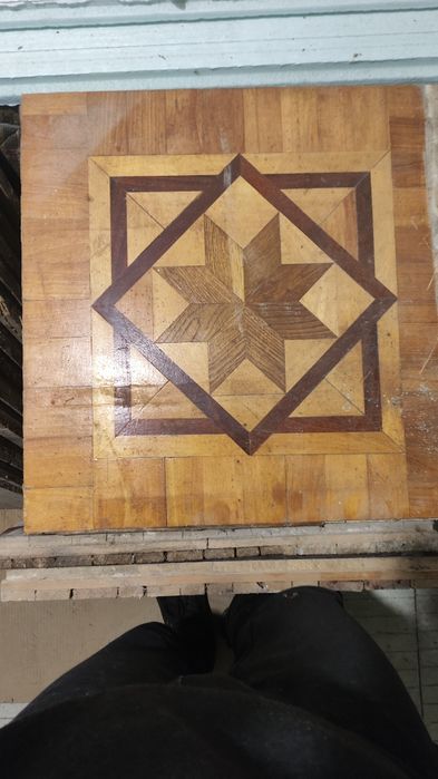 продам антикварний художній щитовий паркет