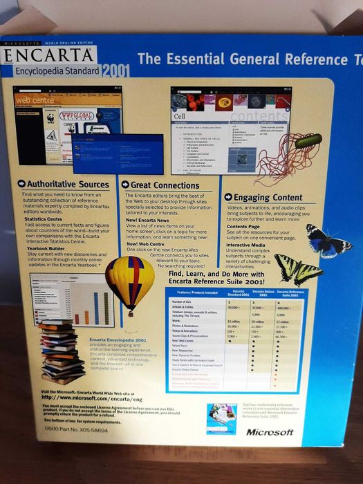 Microsoft Encarta Encyclopedia Standard 2001