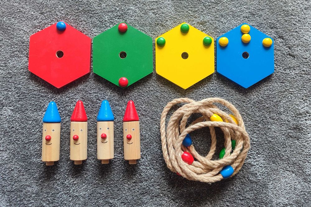 Jogo das argolas | jogo educativo (a partir dos 3 anos)