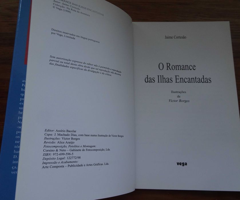 O Romance das Ilhas Encantadas de Jaime Cortesão