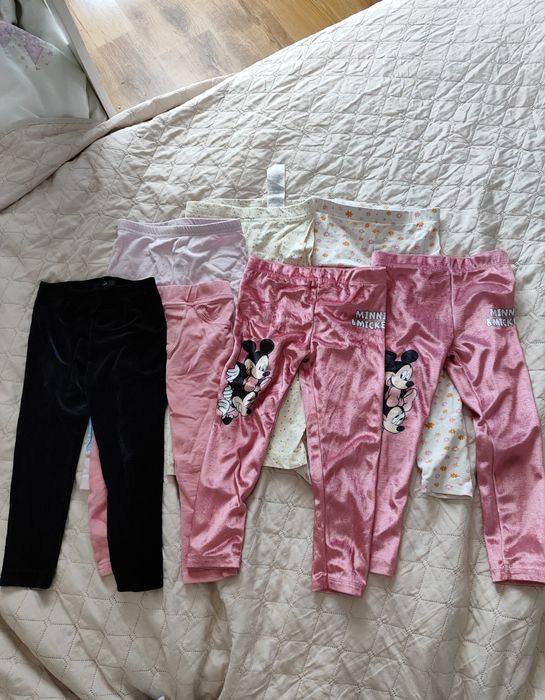 Paka legginsów i sukienek rozm.98