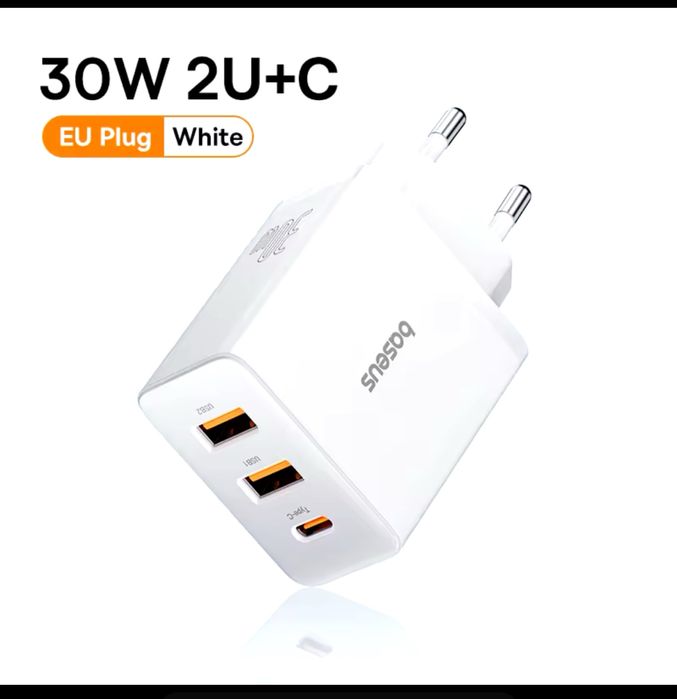 Блок зарядки Baseus 30w;Essager;Hoco;кабель;шнур;бездротові;Навушники