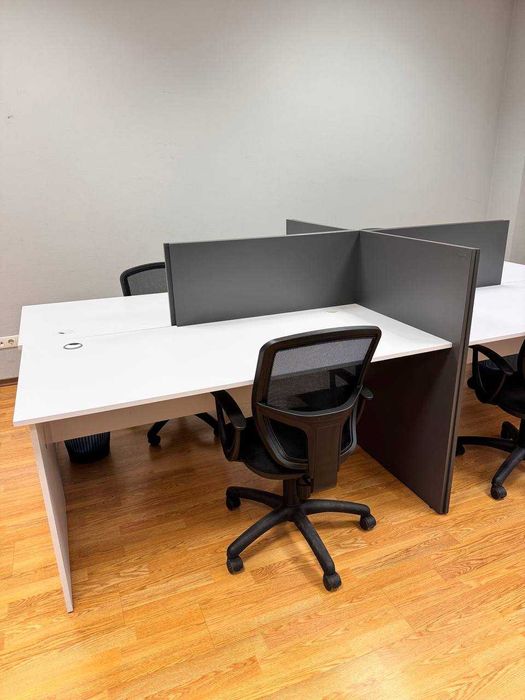 Стіл офісний білий (5шт)