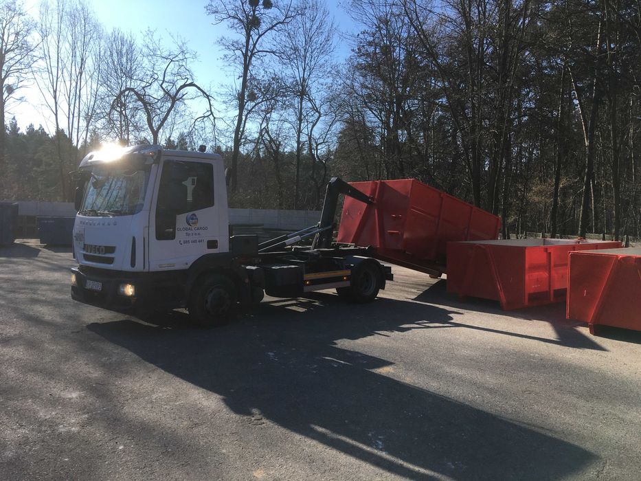 WYNAJEM KONTENERA Wywóz odpadów gruzu poremontowe papa wełna styropian