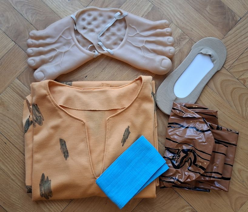 Strój męski Freda Flinstona/jaskiniowca