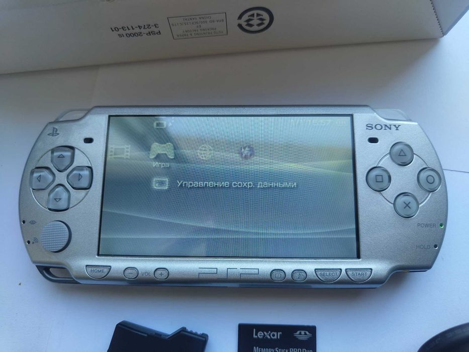 PSP-2000 Ice Silver 4Gb
