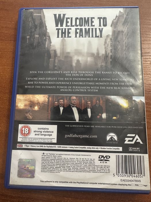 The Godfather Playstation 2