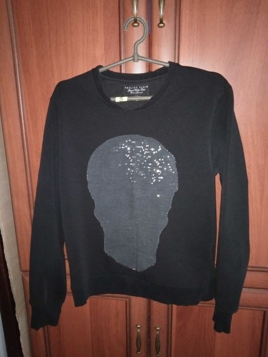 Джемпер демисезонный стрейчевый черный р. 46-48 унисекс на 14-16 лет