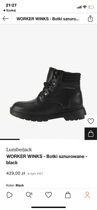 Lumberjack woman black boots winks