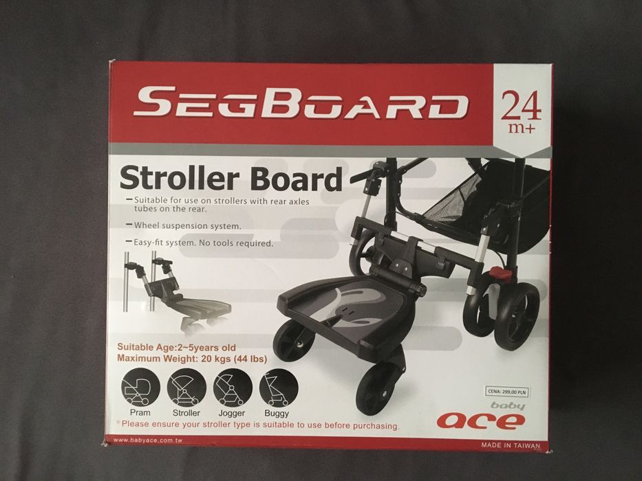 dostawka do wózka Segboard - prezent na święta
