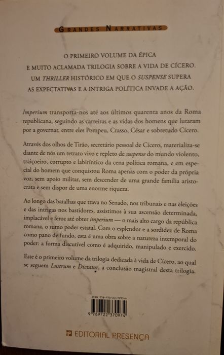 Imperium, Lustrum -Robert Harris