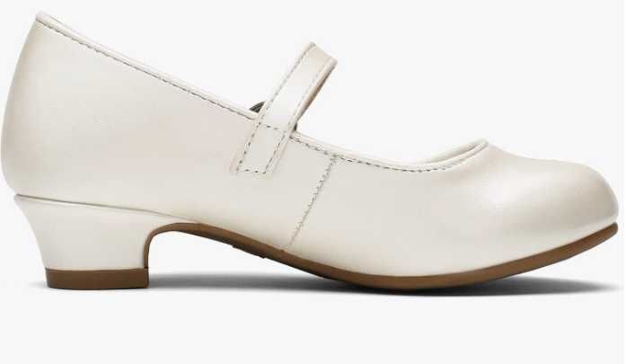 Dream Pairs baleriny sandały dziewczęce Mary Jane Ivory perłowe r. 36