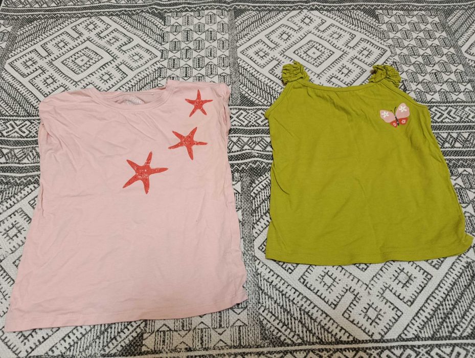 Ubranka dla dziewczynki rozmiar 110/116