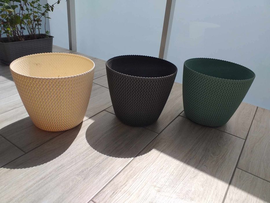 3 DUŻE donice Splofy