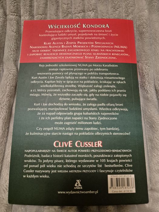 Ksiażka Wściekłość kondora.