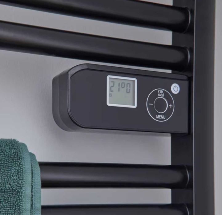 Grzejnik elektryczny GoodHome Melton 500 W czarny