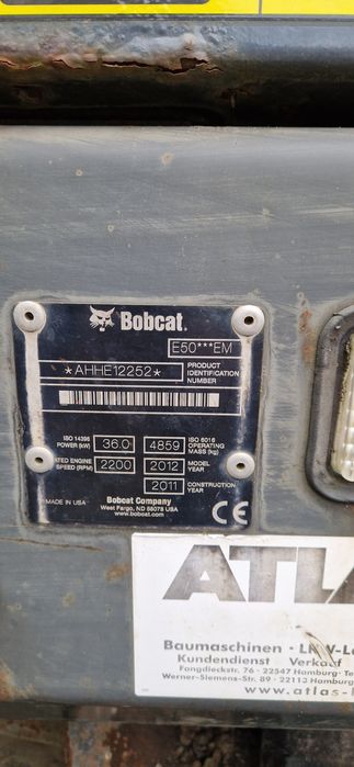 Продам екскаватор Bobcat e50