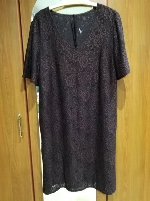 Brązowa sukienka rozmiar 48/50