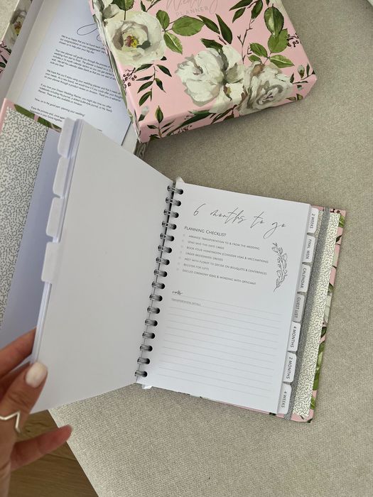 Planner, Album, Organizer Ślubny - LOVE notatnik