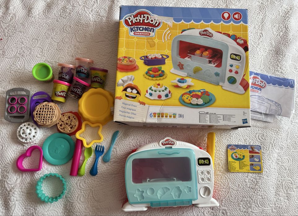 Plasticina Play-Doh Forno Mágico cozinha microondas (Kitchen Creations) – Com Caixa