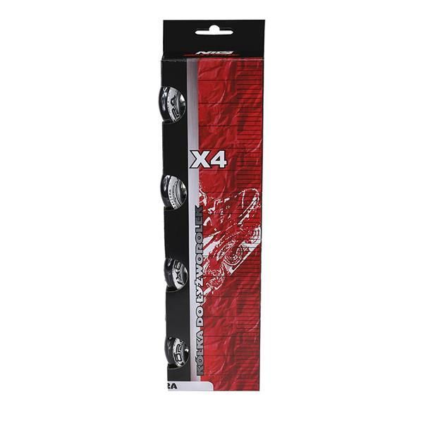 Pu 70x24 82a czarne kółka (4 szt.) nils extreme