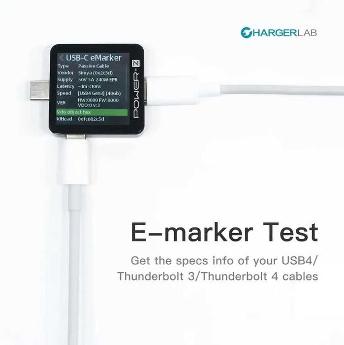 Професійний USB тестер ChargerLAB Power-Z KM003C