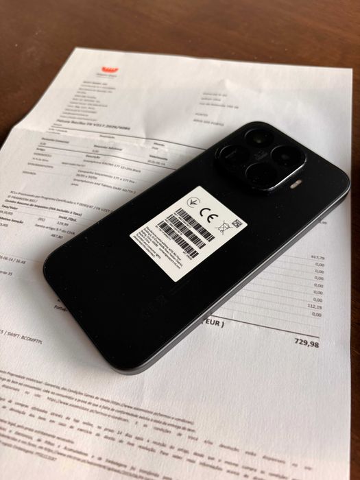 Xiaomi 17T 12Gb/256GB black - novo - 1 semana de uso - Com seguro
