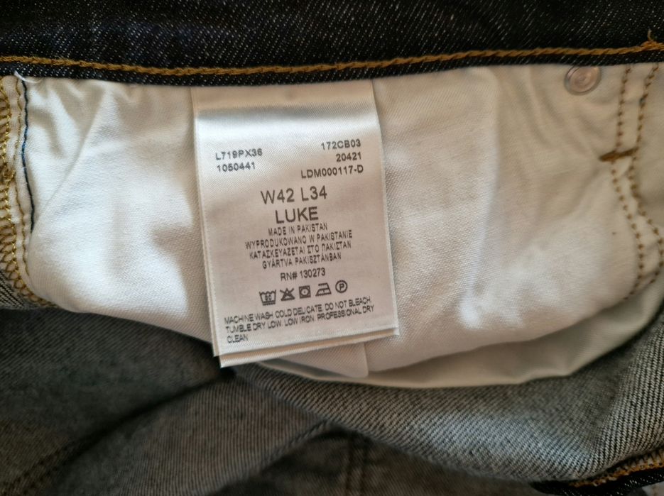 Джинси чоловічі Lee/Ліі W42 L34 Luke Original