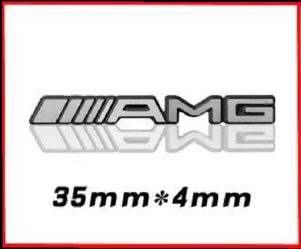 Conjunto 4 emblemas Mercedes AMG